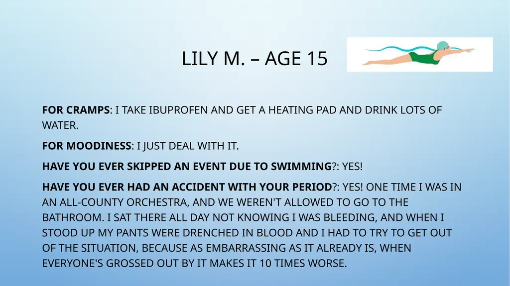 JUST KEEP SWIMMING UNDERSTANDING PERIODS AS A - slide 17 of 24