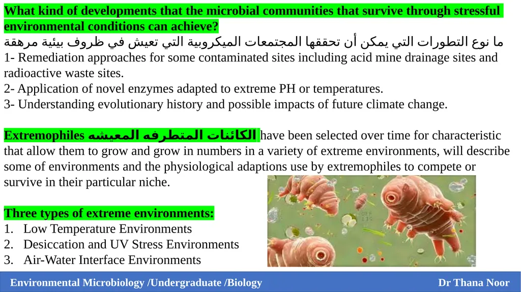 Environmental Microbiology Third Grade / Biology - slide 3 of 9