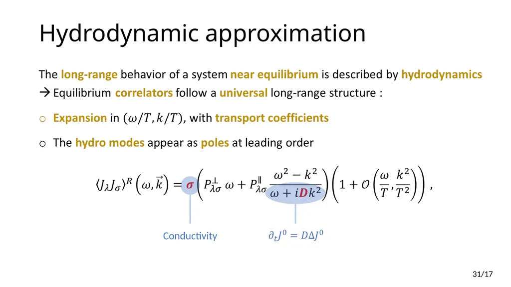 Neutrino Transport in Holography Edwan PREAU - slide 31 of 32