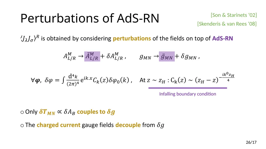 Neutrino Transport in Holography Edwan PREAU - slide 26 of 32