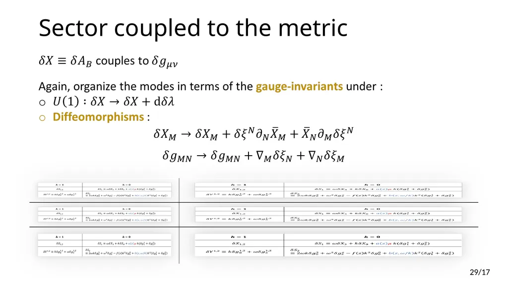 Neutrino Transport in Holography Edwan PREAU - slide 29 of 32