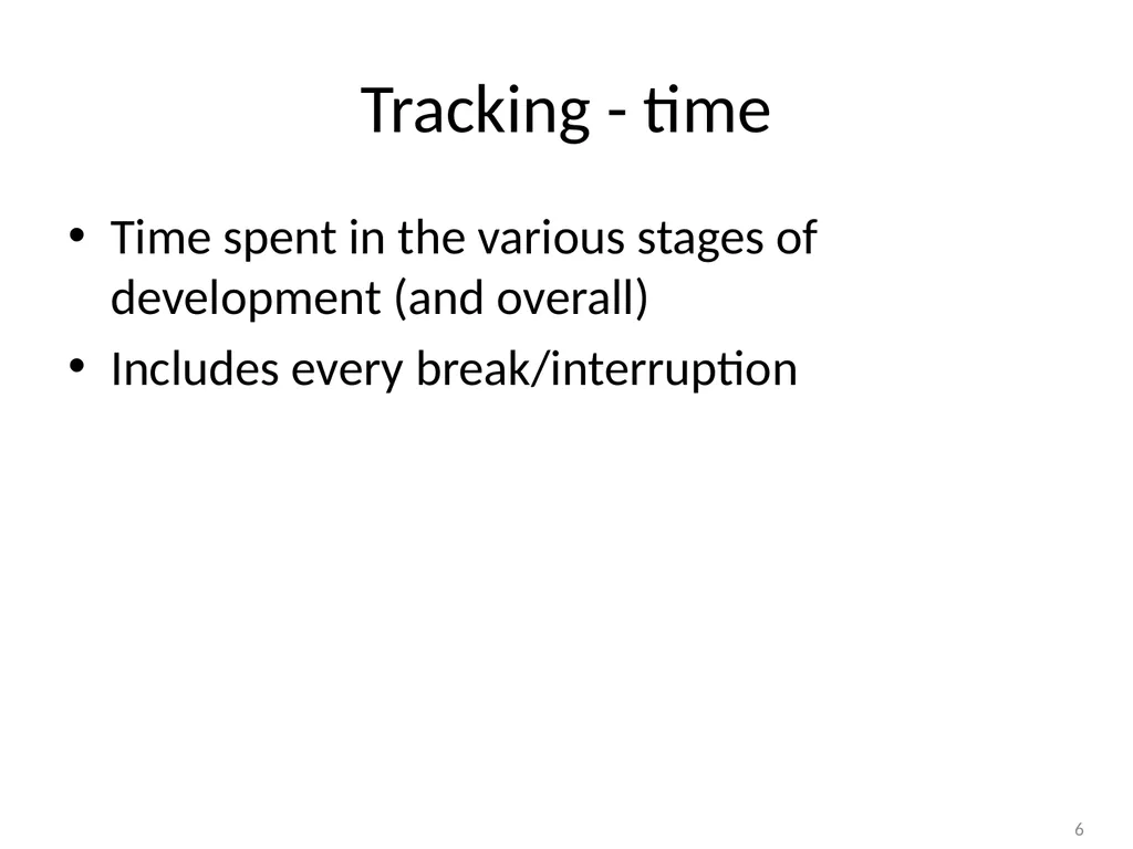 The Personal Software Process Estimation Based on - slide 6 of 18