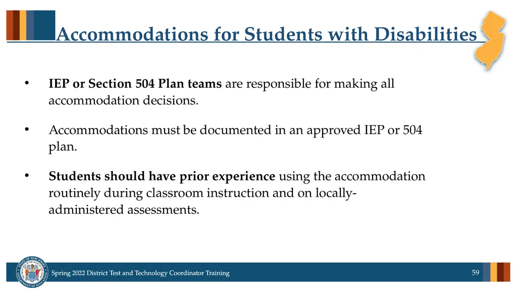 Spring 2022 District Test Coordinator and District - slide 59 of 119