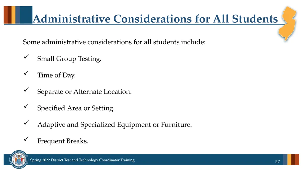 Spring 2022 District Test Coordinator and District - slide 57 of 119