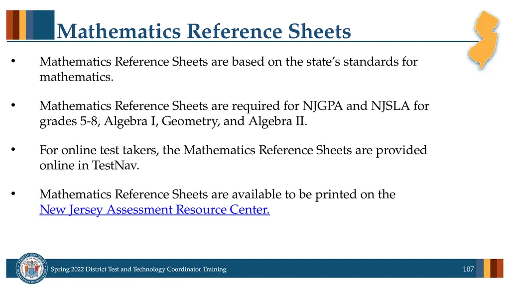 Spring 2022 District Test Coordinator and District - slide 107 of 119
