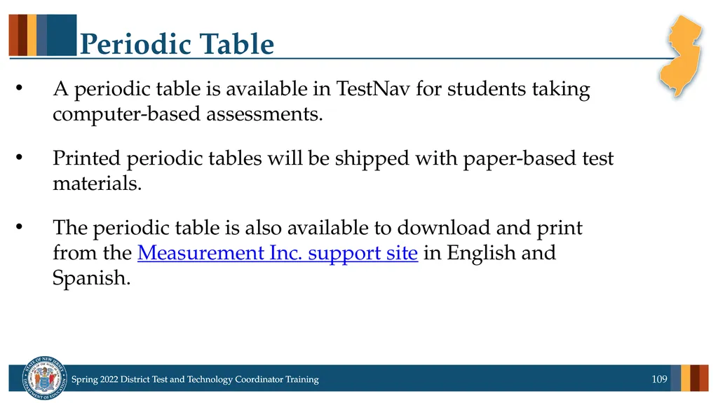 Spring 2022 District Test Coordinator and District - slide 109 of 119