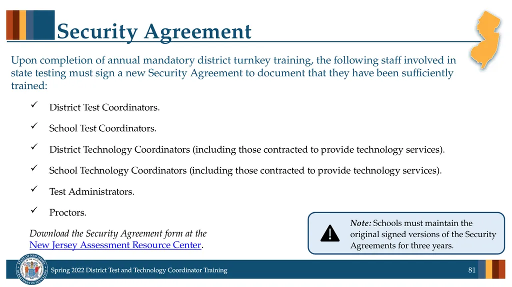 Spring 2022 District Test Coordinator and District - slide 81 of 119