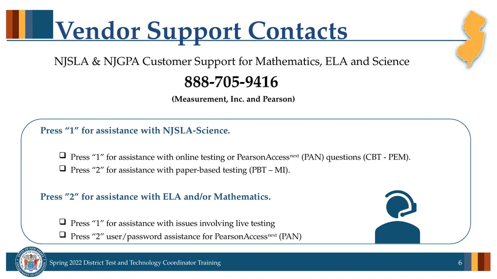 Spring 2022 District Test Coordinator and District - slide 6 of 119