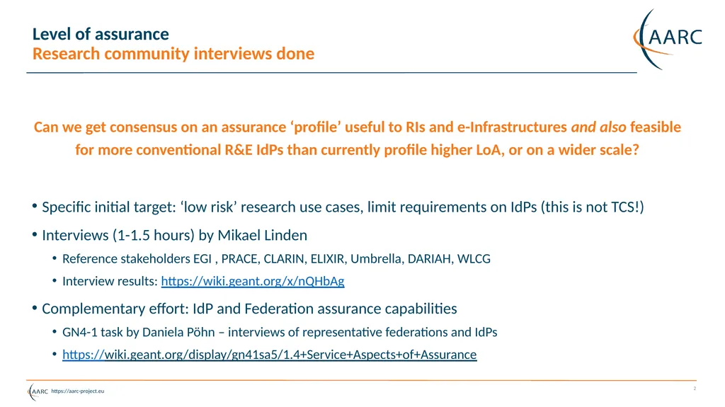 David Groep EUGridPMA 36 Bratislava meeting - slide 2 of 18