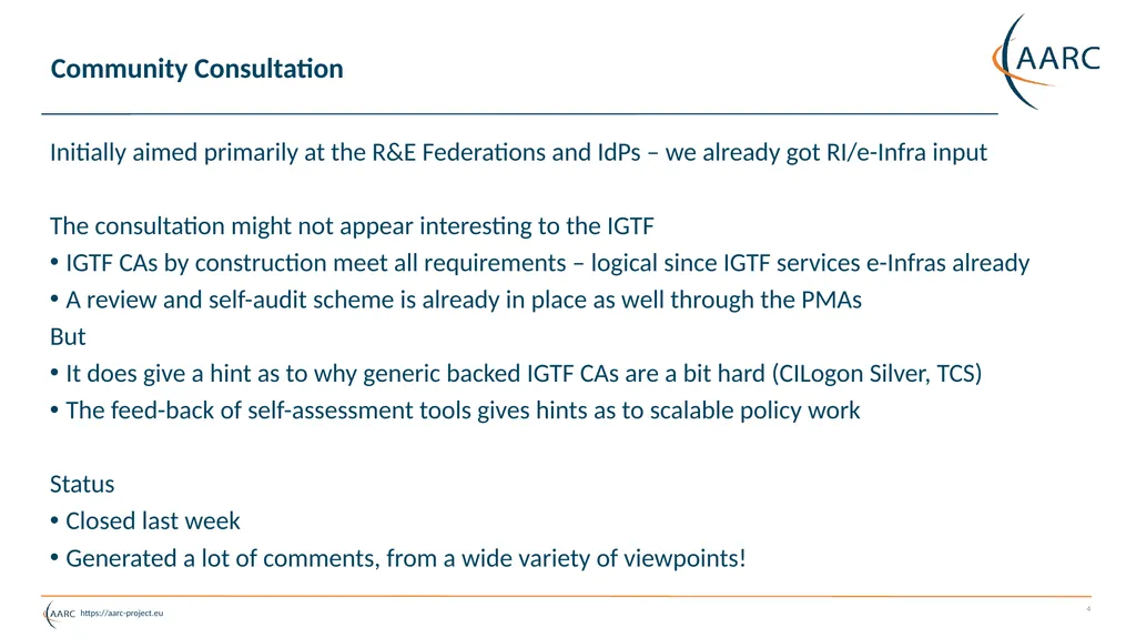 David Groep EUGridPMA 36 Bratislava meeting - slide 4 of 18