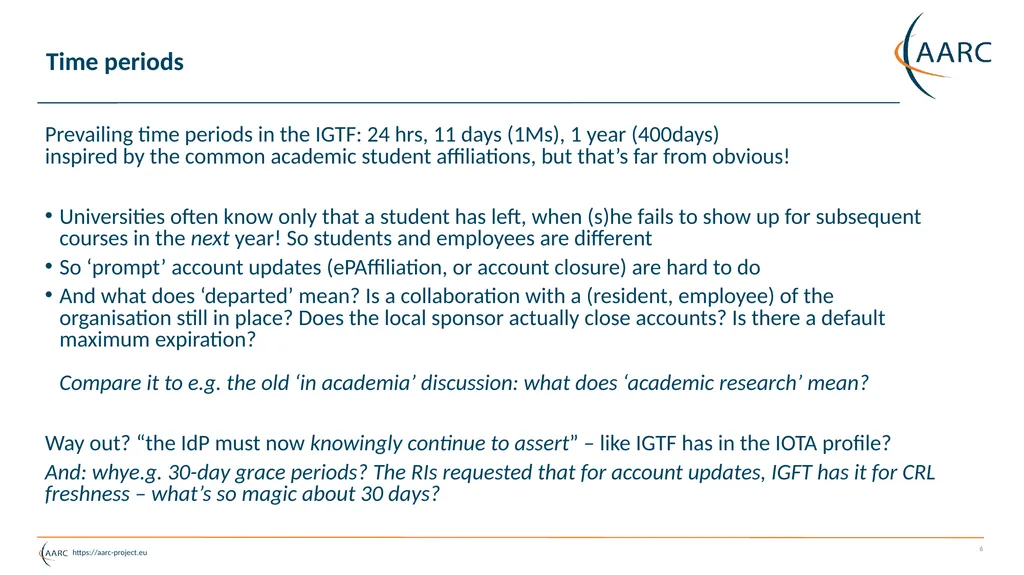 David Groep EUGridPMA 36 Bratislava meeting - slide 6 of 18