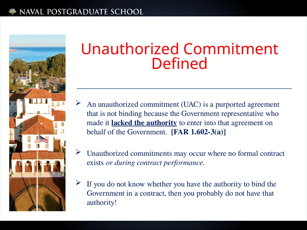Preventing Unauthorized Commitments Acquisition - slide 2 of 27
