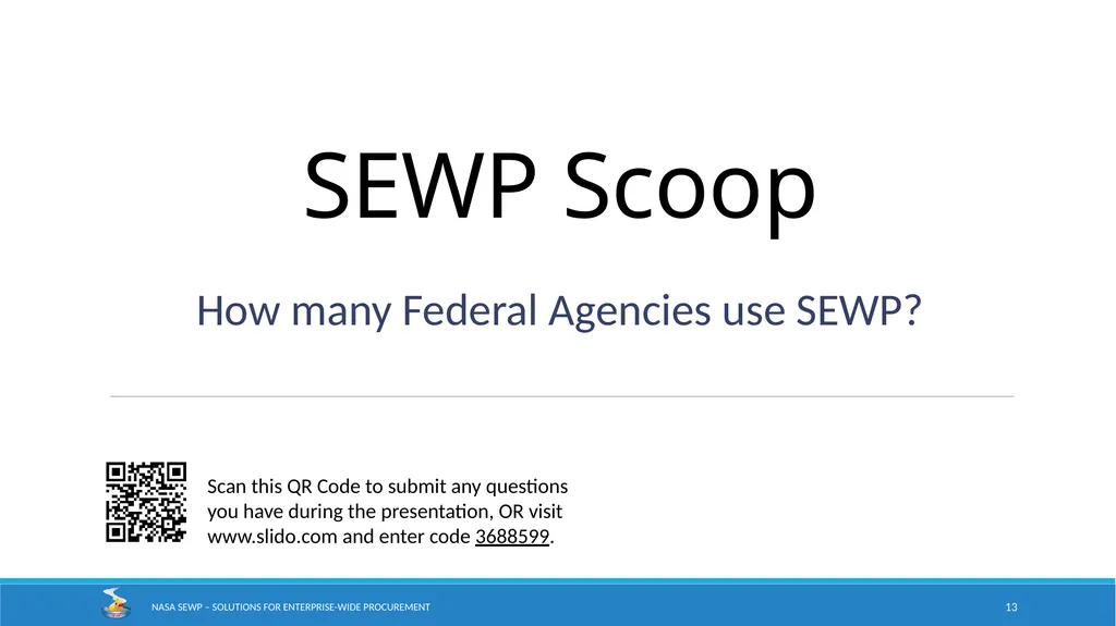 NASA SEWP Solutions for Enterprise-Wide - slide 13 of 17