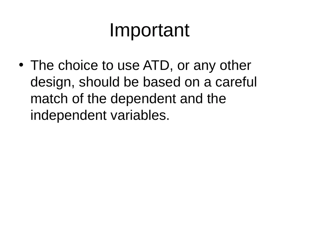Chapter 9 Overview of Alternating Treatments - slide 12 of 16