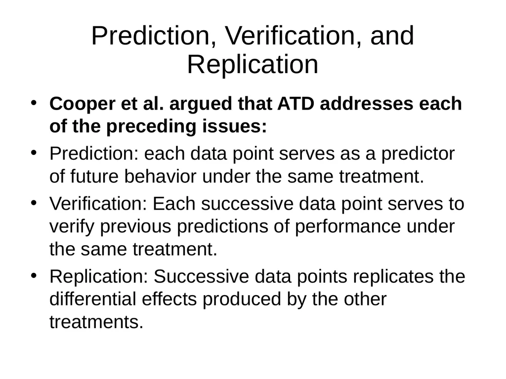 Chapter 9 Overview of Alternating Treatments - slide 10 of 16