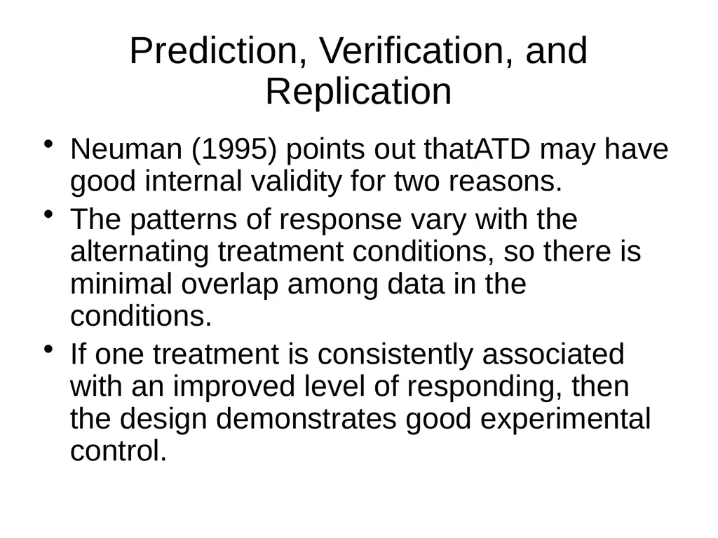 Chapter 9 Overview of Alternating Treatments - slide 11 of 16