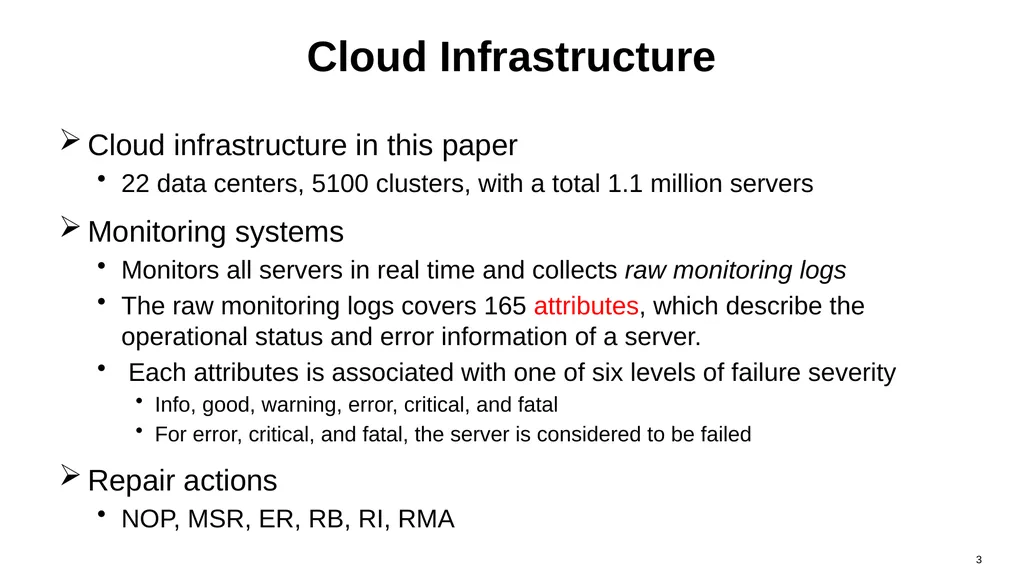 Automated Intelligent Healing in Cloud-Scale Data - slide 3 of 20