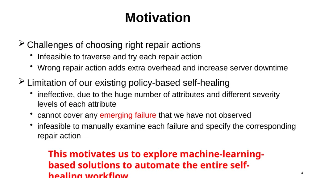 Automated Intelligent Healing in Cloud-Scale Data - slide 4 of 20