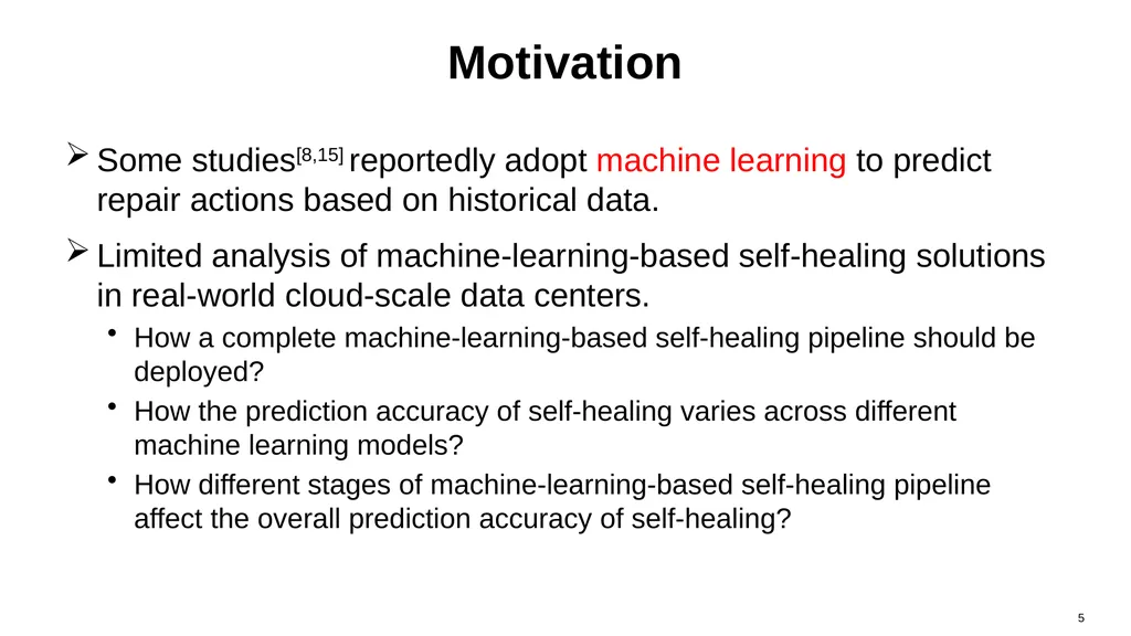 Automated Intelligent Healing in Cloud-Scale Data - slide 5 of 20