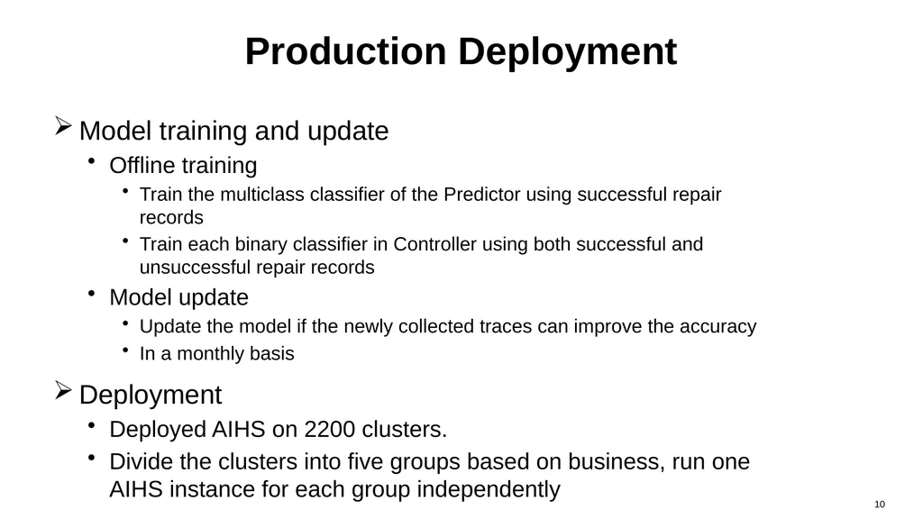 Automated Intelligent Healing in Cloud-Scale Data - slide 10 of 20