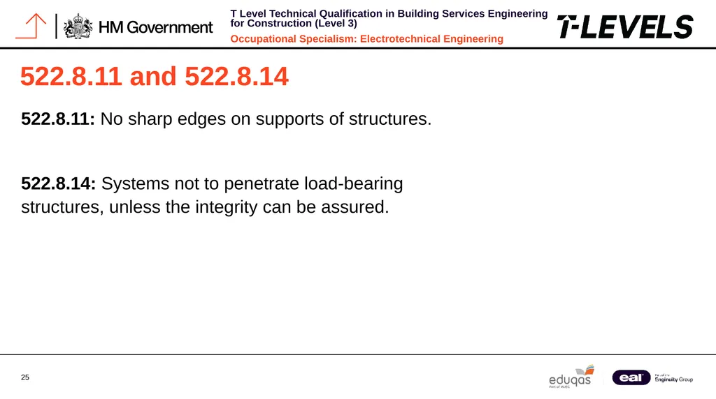 Occupational Specialism: Electrotechnical - slide 25 of 43