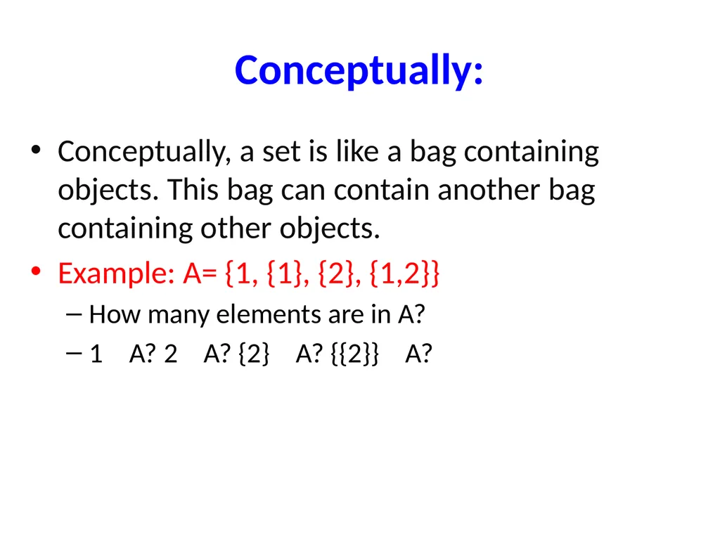 Set Theory – Part I Chapter 3.1, 3.2, 3.3 - slide 17 of 58