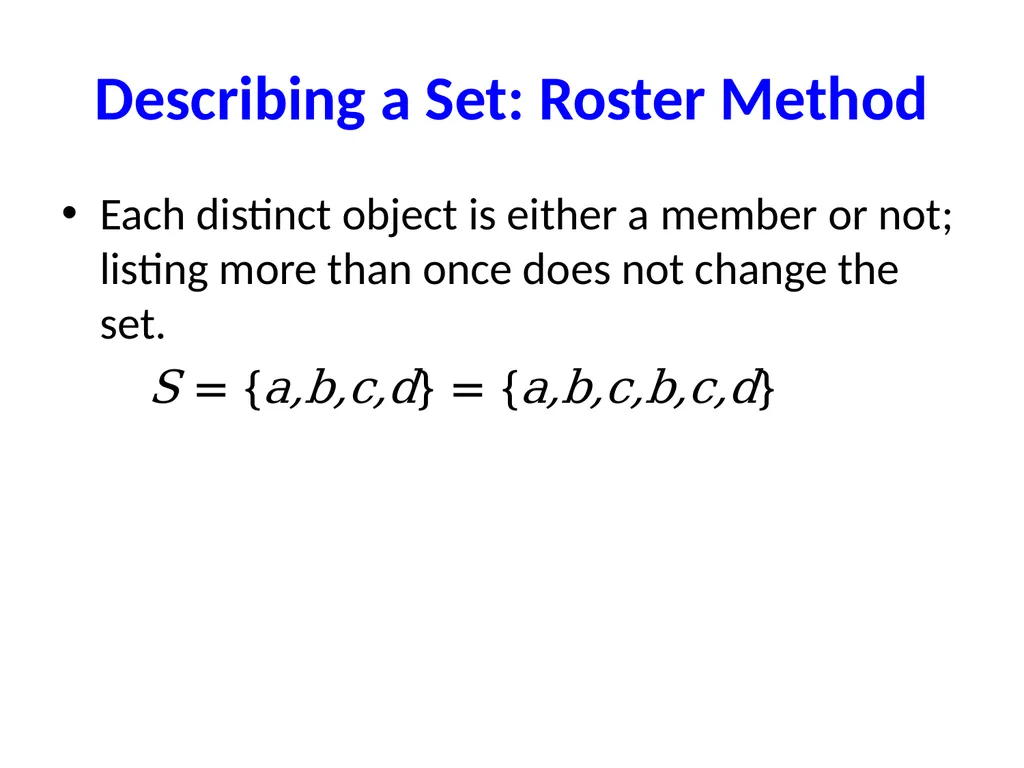 Set Theory – Part I Chapter 3.1, 3.2, 3.3 - slide 7 of 58