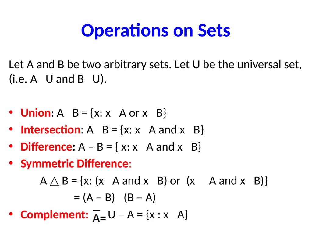 Set Theory – Part I Chapter 3.1, 3.2, 3.3 - slide 31 of 58