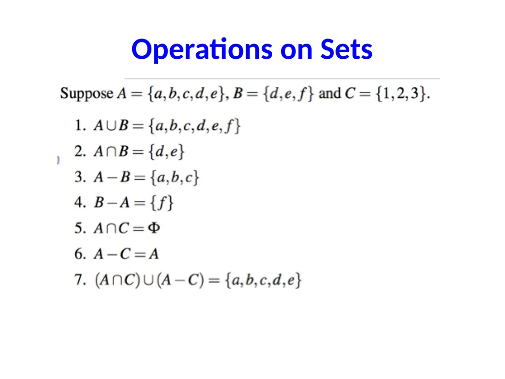 Set Theory – Part I Chapter 3.1, 3.2, 3.3 - slide 34 of 58