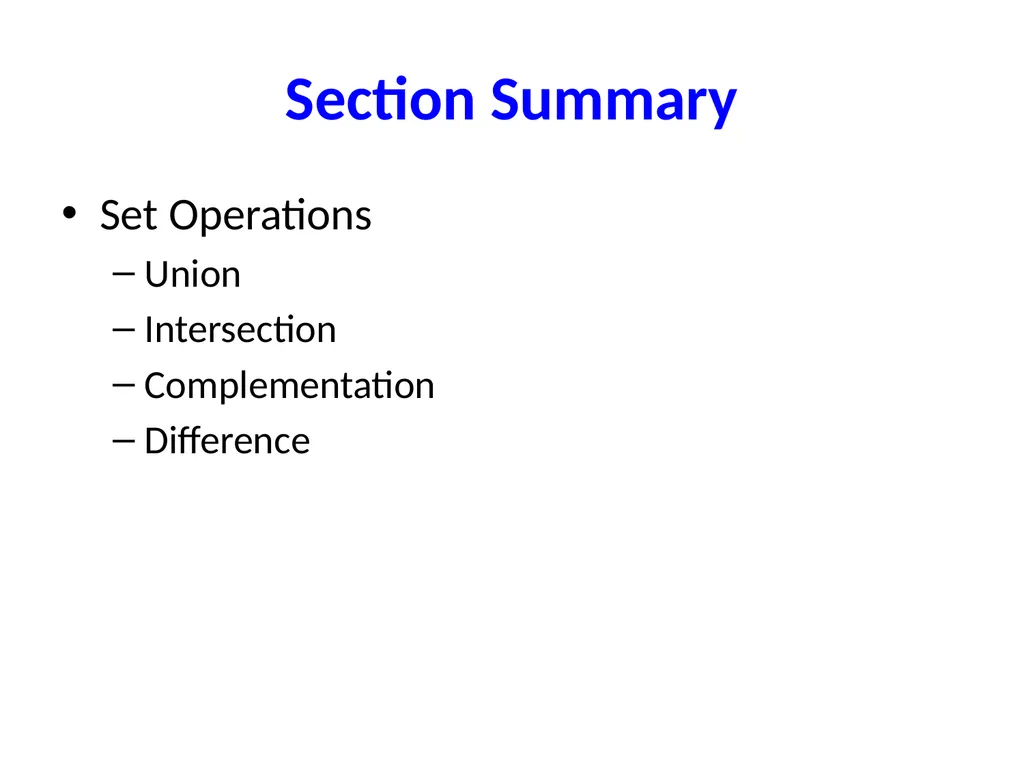 Set Theory – Part I Chapter 3.1, 3.2, 3.3 - slide 28 of 58
