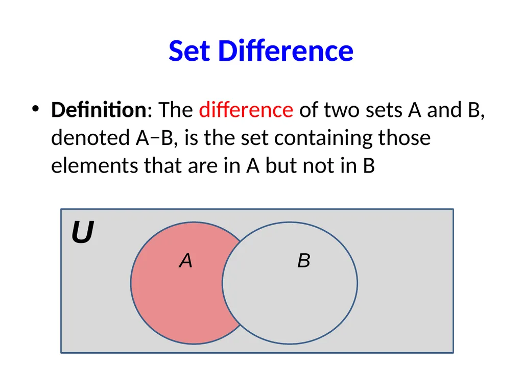 Set Theory – Part I Chapter 3.1, 3.2, 3.3 - slide 40 of 58