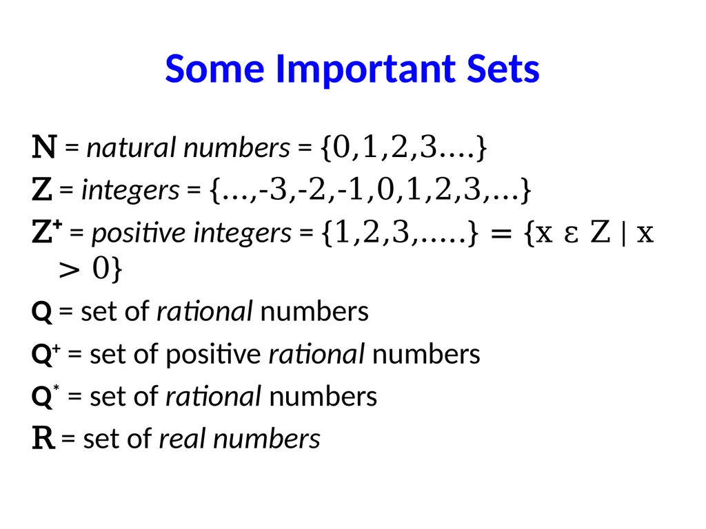 Set Theory – Part I Chapter 3.1, 3.2, 3.3 - slide 10 of 58