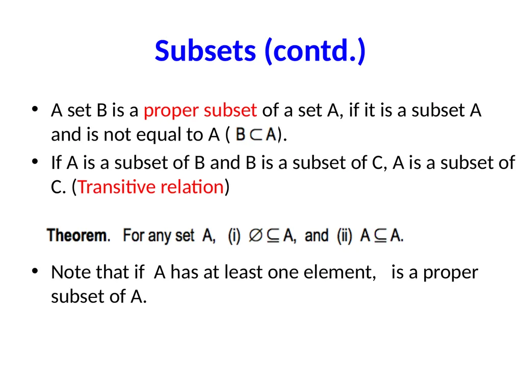 Set Theory – Part I Chapter 3.1, 3.2, 3.3 - slide 20 of 58