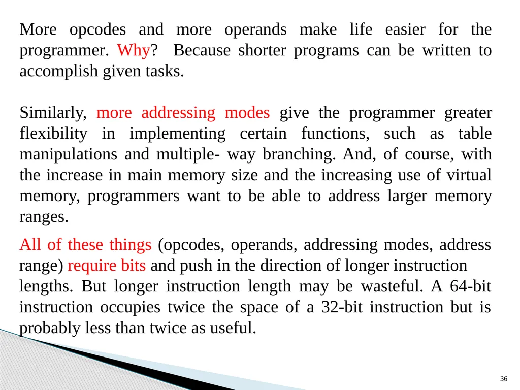 Architecture and Hardware (ITEC582 ) Chapter 13 - slide 36 of 58