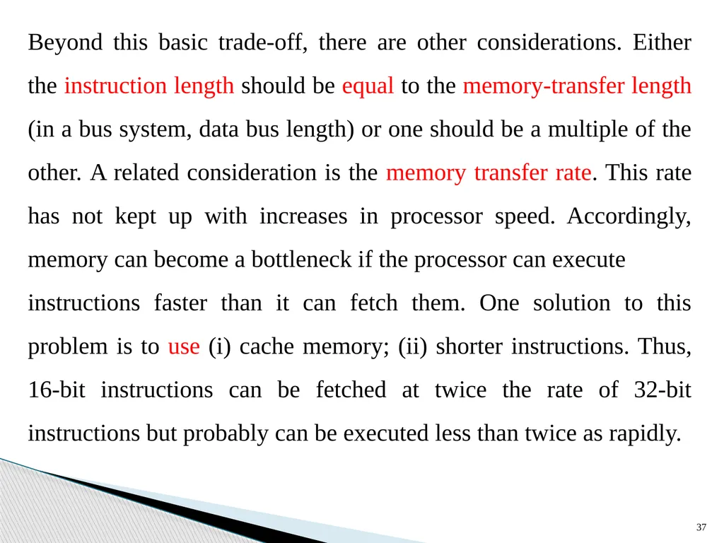 Architecture and Hardware (ITEC582 ) Chapter 13 - slide 37 of 58