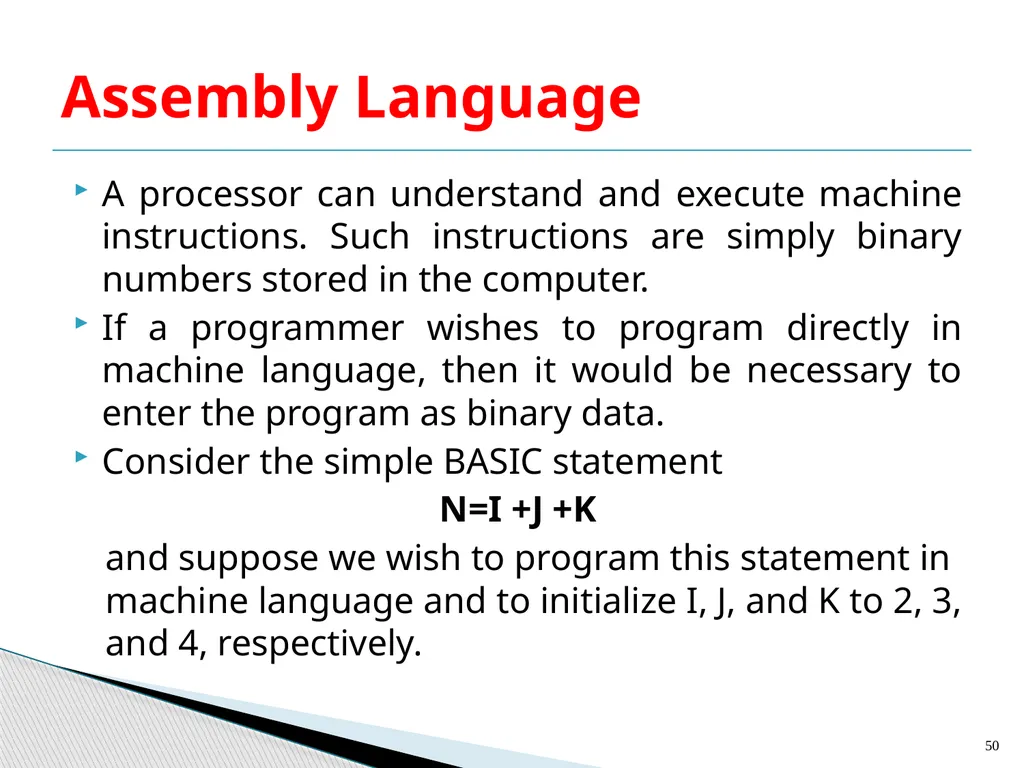 Architecture and Hardware (ITEC582 ) Chapter 13 - slide 50 of 58