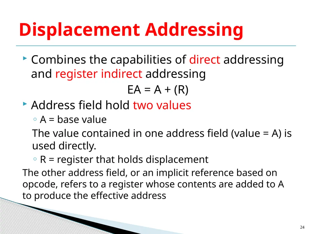 Architecture and Hardware (ITEC582 ) Chapter 13 - slide 24 of 58