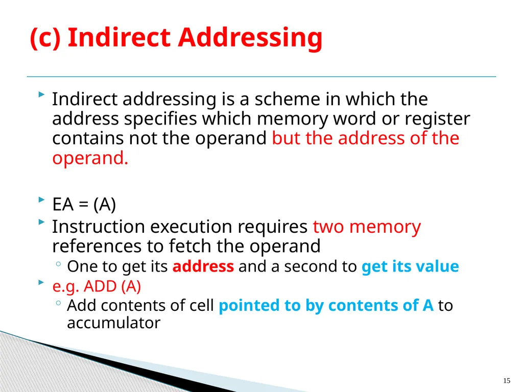 Architecture and Hardware (ITEC582 ) Chapter 13 - slide 15 of 58