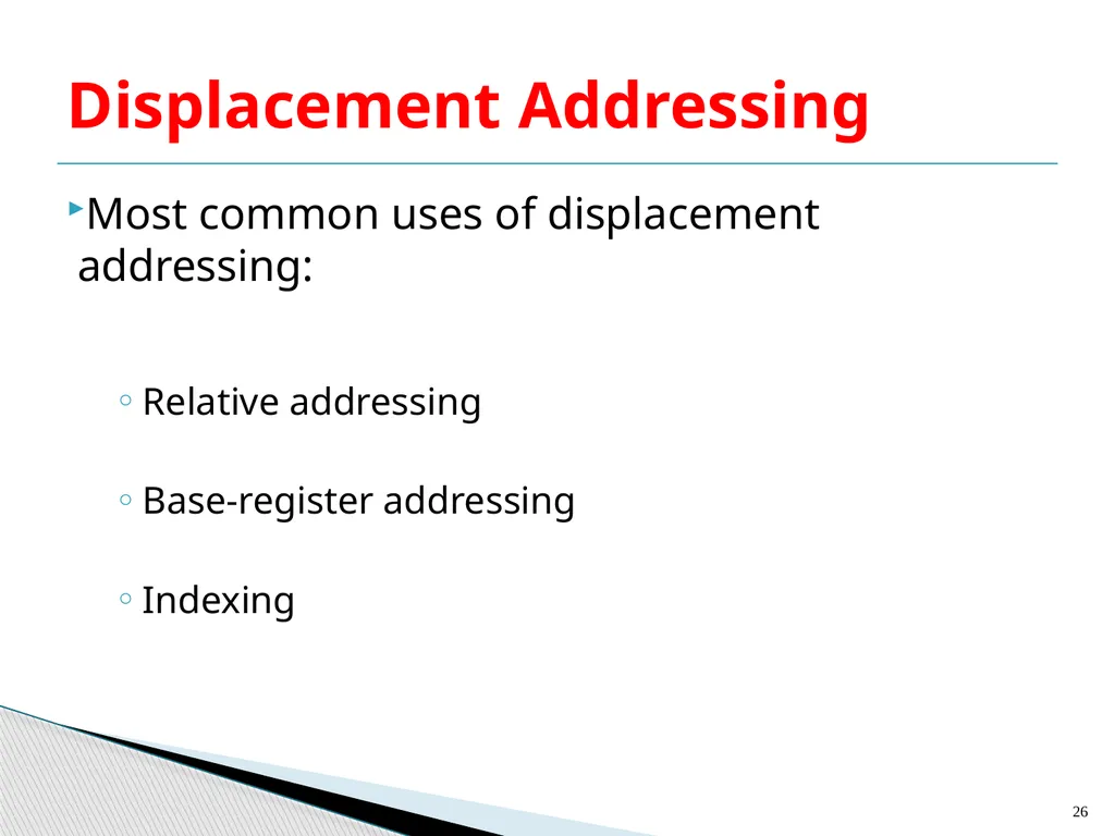 Architecture and Hardware (ITEC582 ) Chapter 13 - slide 26 of 58