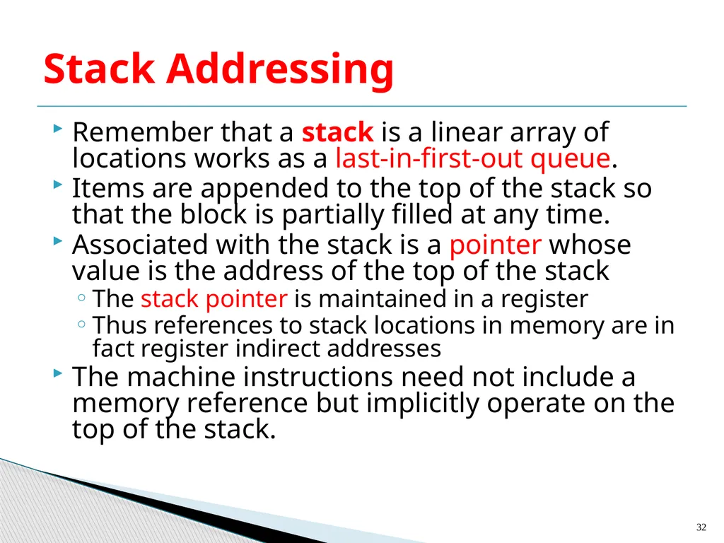 Architecture and Hardware (ITEC582 ) Chapter 13 - slide 32 of 58