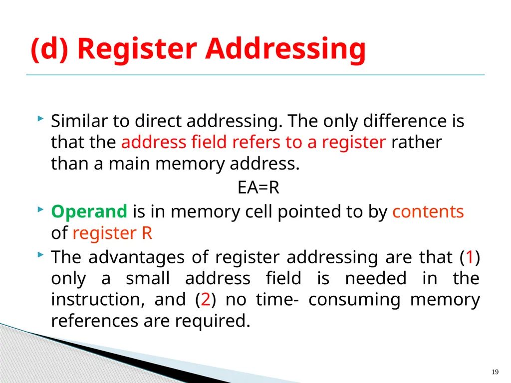 Architecture and Hardware (ITEC582 ) Chapter 13 - slide 19 of 58