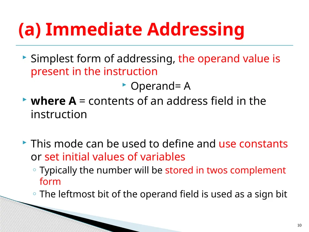 Architecture and Hardware (ITEC582 ) Chapter 13 - slide 10 of 58