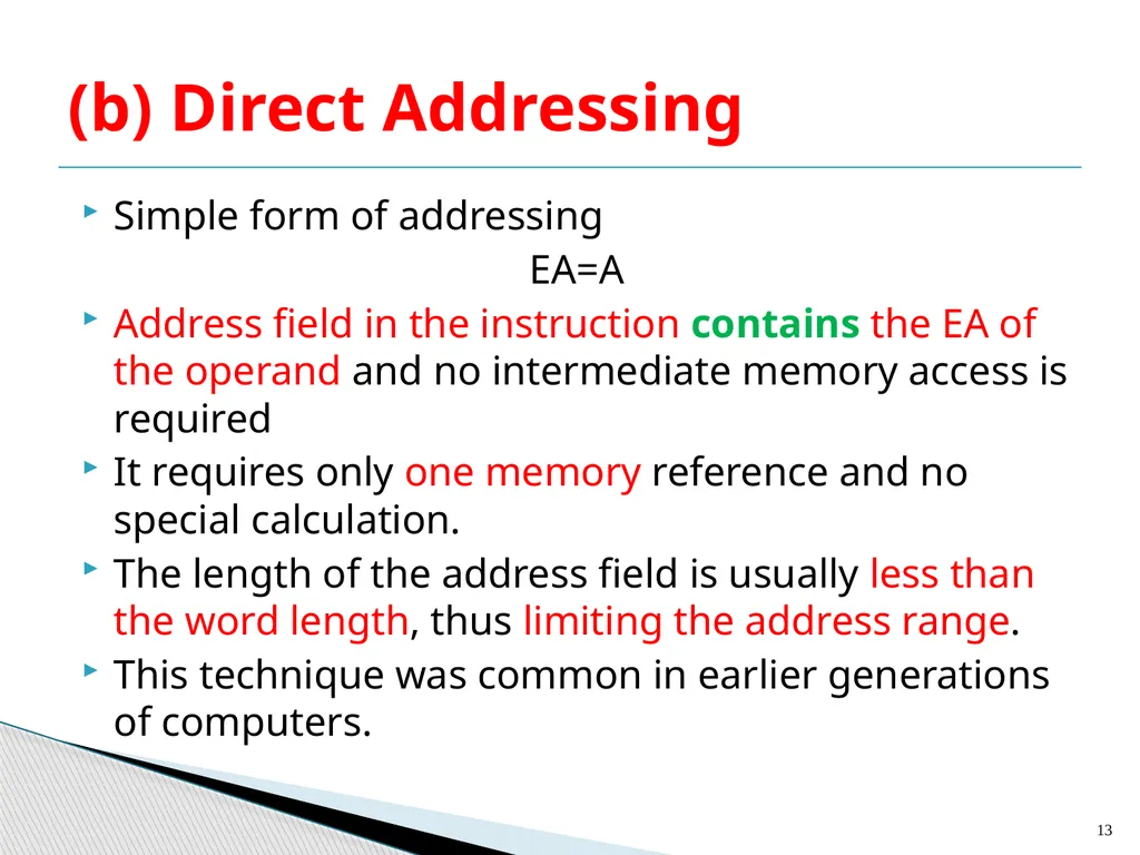 Architecture and Hardware (ITEC582 ) Chapter 13 - slide 13 of 58