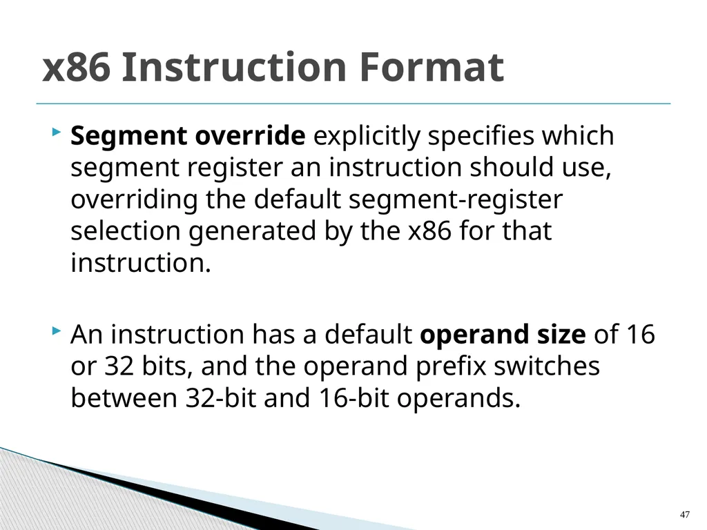 Architecture and Hardware (ITEC582 ) Chapter 13 - slide 47 of 58