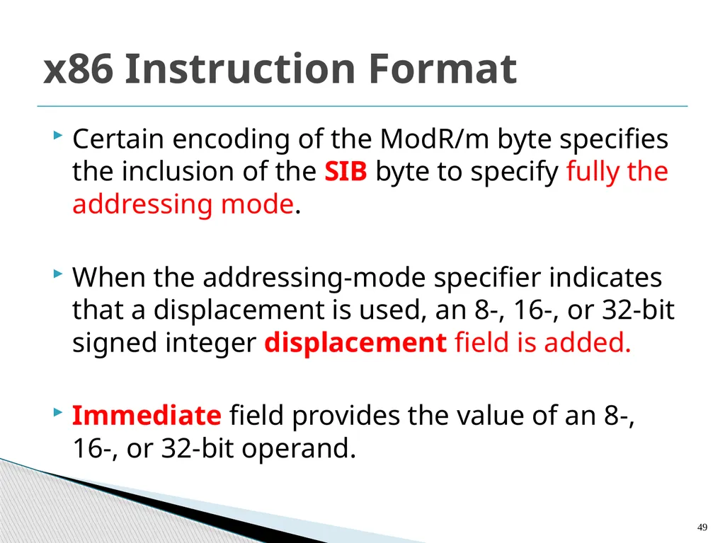 Architecture and Hardware (ITEC582 ) Chapter 13 - slide 49 of 58