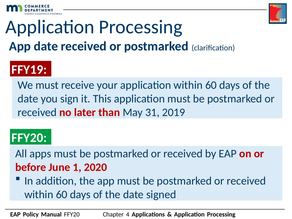 Energy Assistance Program FFY20 Annual Training - slide 38 of 58