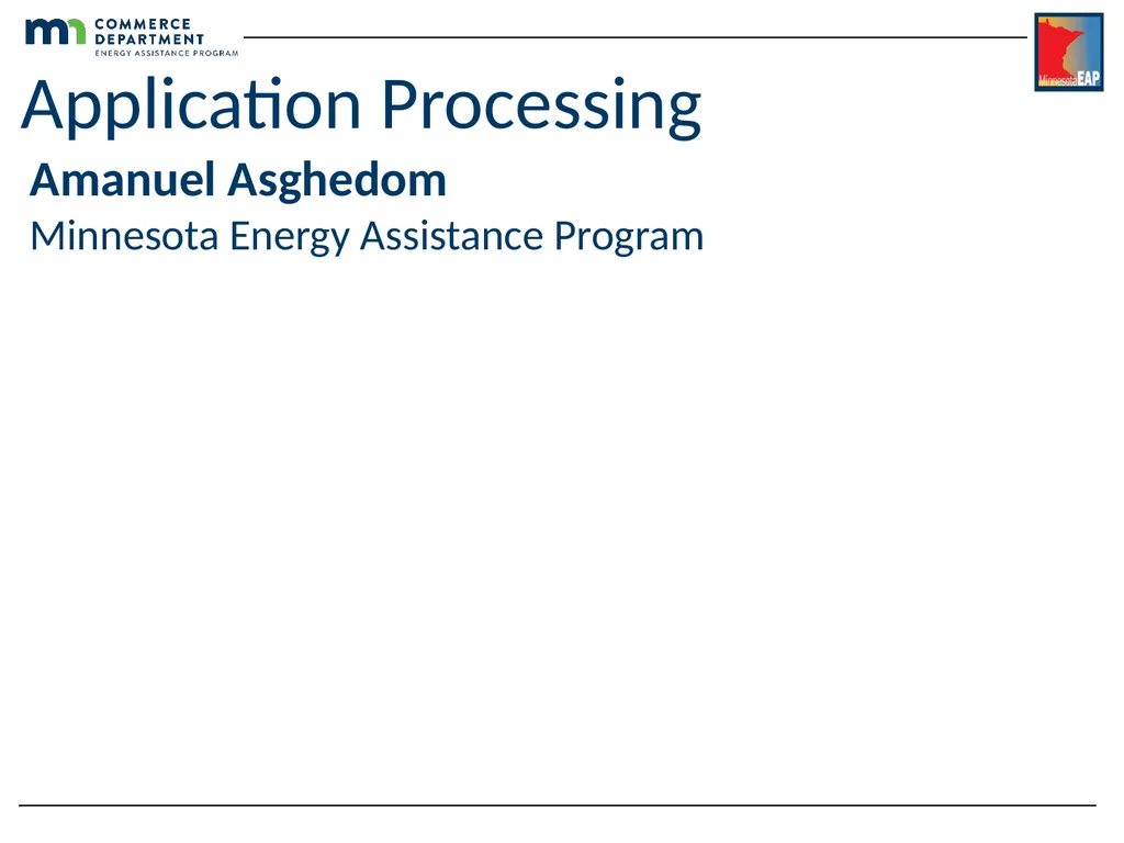 Energy Assistance Program FFY20 Annual Training - slide 28 of 58
