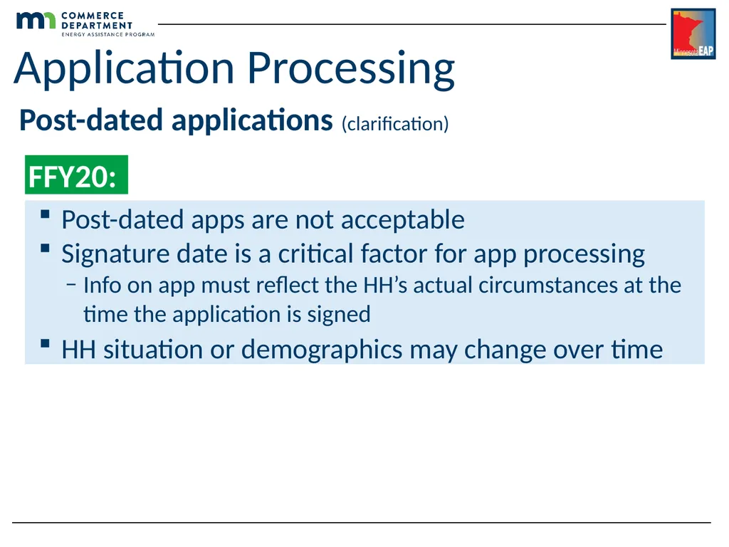 Energy Assistance Program FFY20 Annual Training - slide 39 of 58