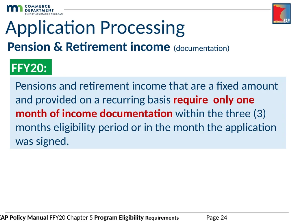 Energy Assistance Program FFY20 Annual Training - slide 32 of 58