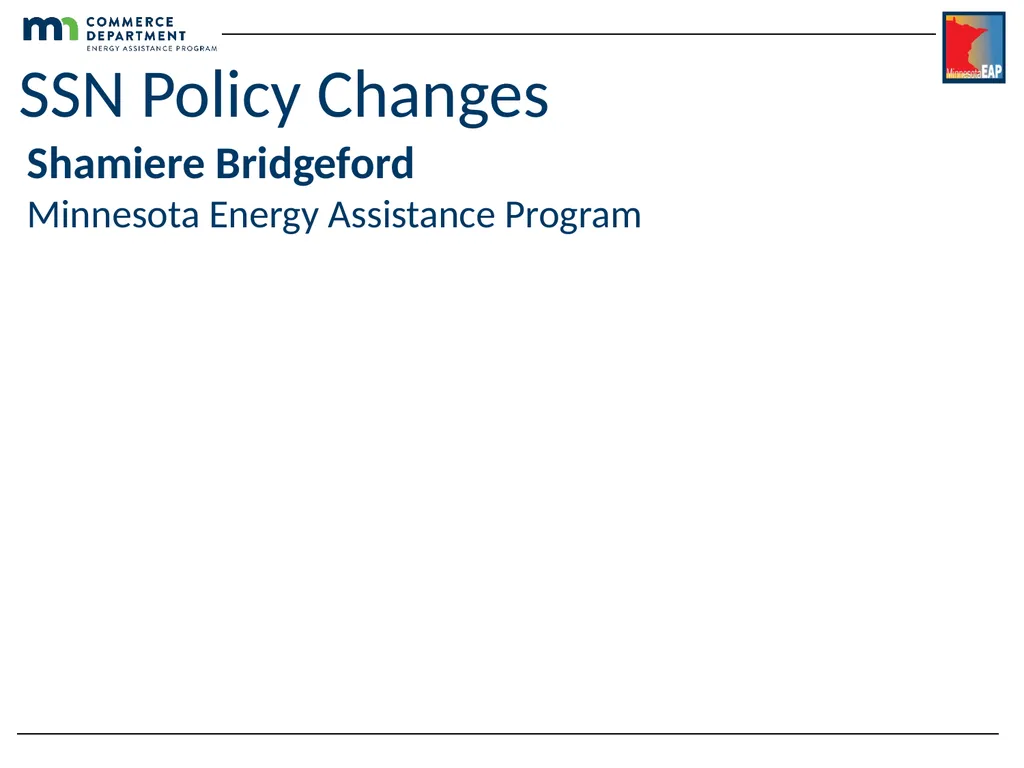 Energy Assistance Program FFY20 Annual Training - slide 45 of 58
